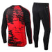 Manchester United 20-21 | Black-Red Tracksuit - FandomKits FandomKits