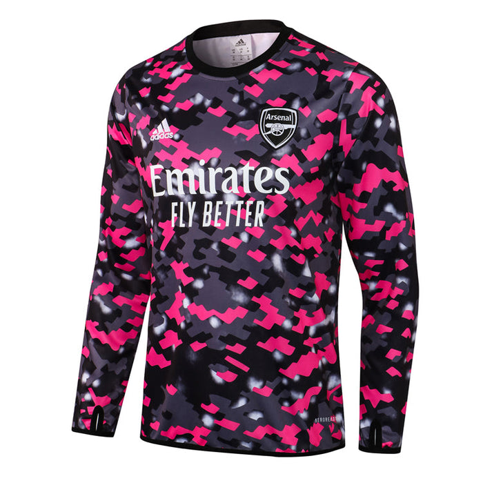 Arsenal Grey Pink Round Neck 2021 | Tracksuit - FandomKits FandomKits