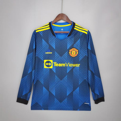 Manchester United 21-22 | Away | Long Sleeve - FandomKits S FandomKits