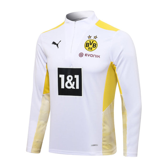 Borussia Dortmund 20-21 | Yellow White Tracksuit - FandomKits FandomKits