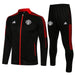 Manchester United 2122 | Black Tracksuit - FandomKits S FandomKits