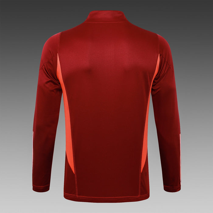 Manchester United 23-24 | Maroon Red | Tracksuit