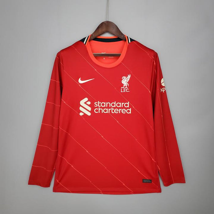 Liverpool long sleeve home shirt deals