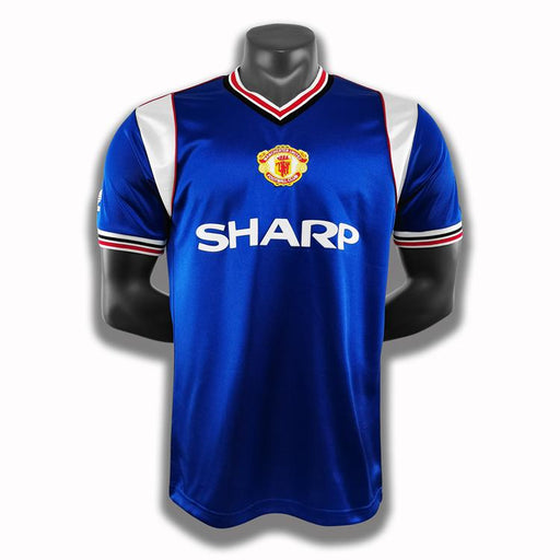 Manchester United 85 | Retro Blue Away - FandomKits S Fandom Kits