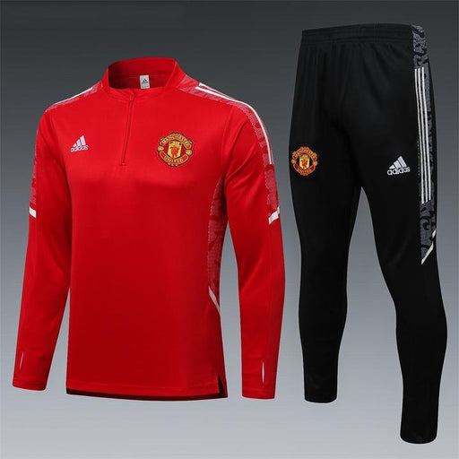 Manchester United 21-22 | Red Tracksuit - FandomKits S FandomKits