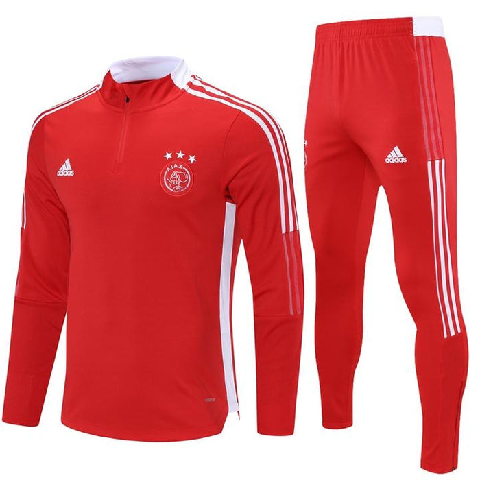 Ajax 20-21 | Red & White Stripe Tracksuit - FandomKits FandomKits