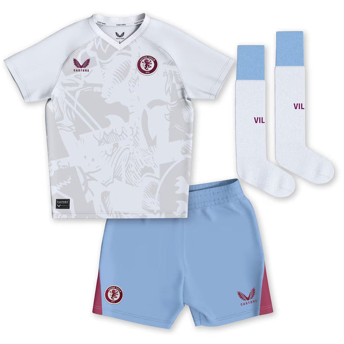 Aston Villa 23-24 | Kids Castore Away