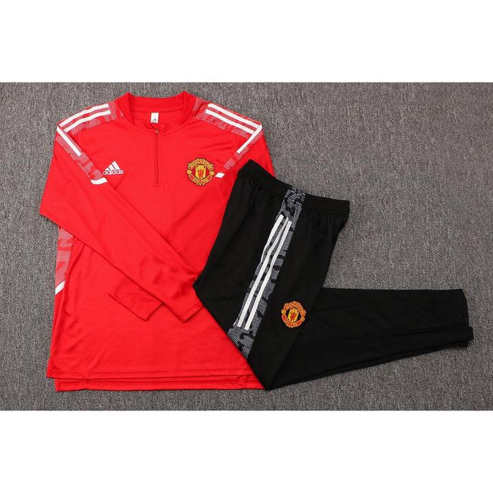 Manchester United 21-22 | Red Tracksuit - FandomKits FandomKits