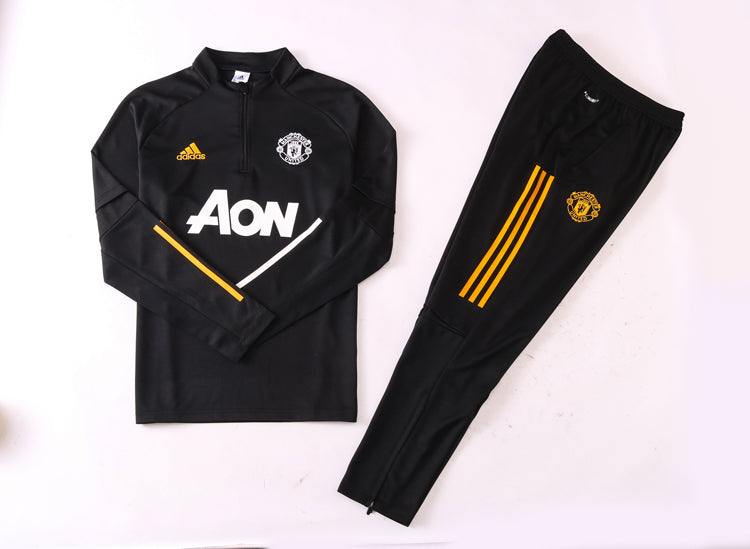 Manchester United 2021 | Black Tracksuit - FandomKits FandomKits