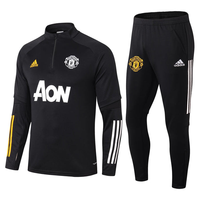 Manchester United 2021 | Black Tracksuit - FandomKits S FandomKits